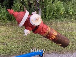 Fire Hydrant Eddy Valve Co. Two Piece 5 V. O. 72 Depth Short Upper Ornate Star Fire Hydrant Eddy Valve Co. Two Piece 5 V. O. 72 Depth Short Upper Ornate Star