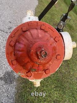 Fire Hydrant Eddy Valve Co. Two Piece 5 V. O. 72 Depth Short Upper Ornate Star