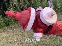 Fire Hydrant Eddy Valve Co. Two Piece 5 V. O. 72 Depth Short Upper Ornate Star