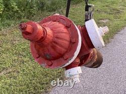 Fire Hydrant Eddy Valve Co. Two Piece 5 V. O. 72 Depth Short Upper Ornate Star