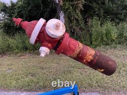 Fire Hydrant Eddy Valve Co. Two Piece 5 V. O. 72 Depth Short Upper Ornate Star
