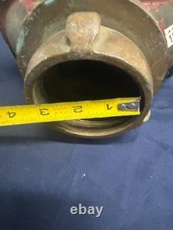 Fire Hydrant splitter Hose Water Thief Wye Akron Wooster, Ohio solid brass CAZ
