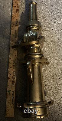 Fire Nozzle La France- Akron 18in Brass