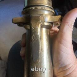 Fire Nozzle La France- Akron 18in Brass