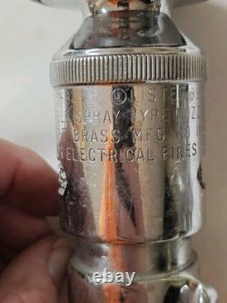 Fire Nozzle Lot Wooster Brass Co Imperial Akron 23 GPM Elkhart S-205-B S205B
