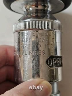 Fire Nozzle Lot Wooster Brass Co Imperial Akron 23 GPM Elkhart S-205-B S205B