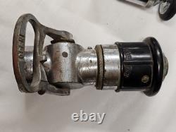 Fire Nozzle Lot Wooster Brass Co Imperial Akron 23 GPM Elkhart S-205-B S205B