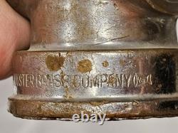 Fire Nozzle Lot Wooster Brass Co Imperial Akron 23 GPM Elkhart S-205-B S205B