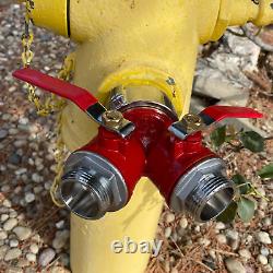 Fire-Safe Home Bundle (4 hoses, 4 nozzles) Includes Gas Motor Pool Pump