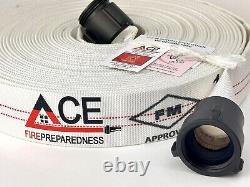 Fire Safe Home Bundle Including 1 Attack Fire Hose, Hydrant Valve, Wrench, Noz