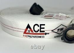 Fire Safe Home Bundle Including 1 Attack Fire Hose, Hydrant Valve, Wrench, Noz