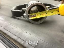 Fire hose extension brass Chrome 2 1/2 With Handles used