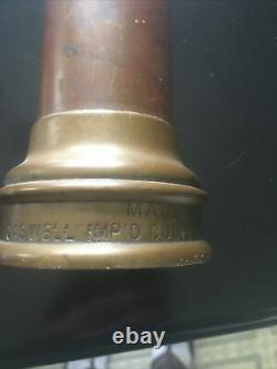 Fire hose nozzle brass