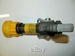Fire nozzle sm 20f elkhart perfect stream select o matic 1.5 NS hose 60-200gpm