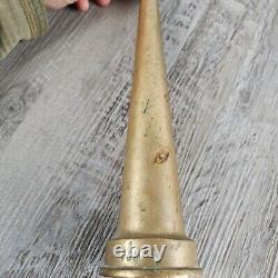 Firefighter Lot Of 5 Vintage Nozzle 2 Brass Akron Fog Fire Nozzle 3 Unknown