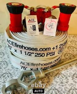 First Responders Homesteader pro fire hose to hydrant, Wrench & Nozzle kit