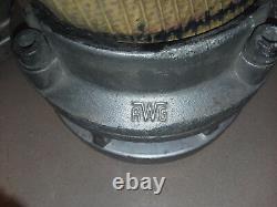 Five 4'' AWG fire hose couplings