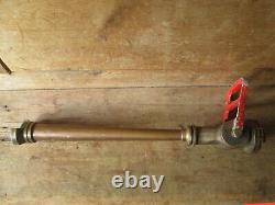 French Jet and Diffuser Branch. Vintage hose Branch. Fire Brigade nozzle