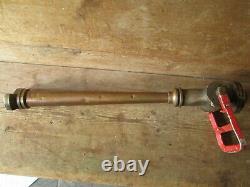 French Jet and Diffuser Branch. Vintage hose Branch. Fire Brigade nozzle