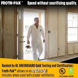 Froth Pak 630 Spray Foam Insulation Kit, Closed Cell 2-Part Foam, 15ft Hose