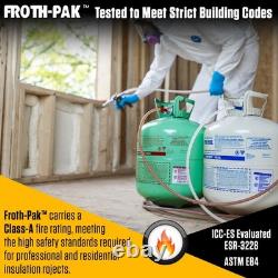 Froth Pak 630 Spray Foam Insulation Kit, Closed Cell 2-Part Foam, 15ft Hose