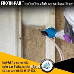 Froth Pak 630 Spray Foam Insulation Kit, Closed Cell 2-Part Foam, 15ft Hose