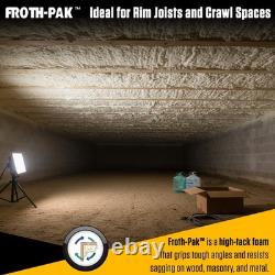 Froth Pak 630 Spray Foam Insulation Kit, Closed Cell 2-Part Foam, 15ft Hose