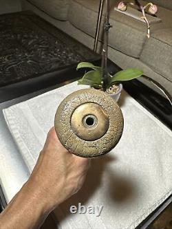 GORGEOUS Antique Vintage Solid Brass Fire Hose Nozzle ALFCO RARE
