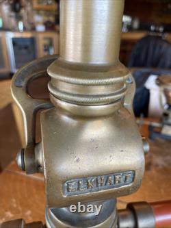 GORGEOUS Antique Vintage Solid Brass Fire Hose Nozzle (CHIEF) RARE-made In USA