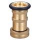 Grainger Approved 6akc2 Fire Hose Nozzle, Twist, Brass 6akc2