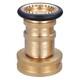 Grainger Approved 6akc3 Fire Hose Nozzle, Twist, Brass 6akc3