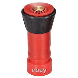 GRAINGER APPROVED 6AKC6 Fire Hose Nozzle, 3/4 In, Black PK 6