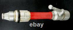 Genuine Vintage 19-1/2 WRAPPED HANDLE FIRE HOSE NOZZLE, would make a great LAMP