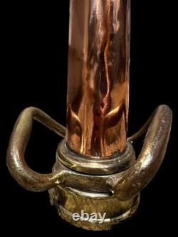 Gold & Red Brass Fire Hose Nozzle GA20068