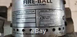 Graco fire-ball air powered oil drum pump asy incl 100 gal drum hose/reel nozzle