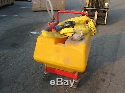 HCT F-500 Portable Fire Suppression Cart with Fire Hose and Nozzle, Used