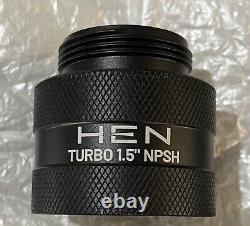 HEN Turbo 25 1.5 NPSH Hose Back Pressure Increaser for 150-185 GPM nozzles
