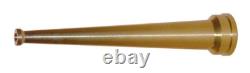 HN-200-B Midland 2 Inch Brass Fire Hose Nozzle NEW INVENTORY