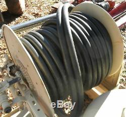 Hannay Dual 1 X 100' Hose Reel F7130-25-26 Fire Fighting with Hose and Nozzle
