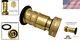Heavy-duty 1.5 Brass Fire Hose Nozzle Adjustable Control & 1-year Warranty