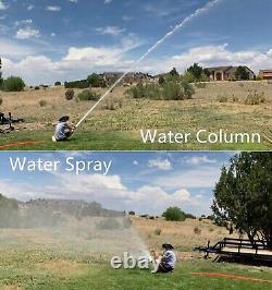 Heavy-Duty 1.5 Brass Fire Hose Nozzle Adjustable Control & 1-Year Warranty