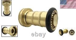 Heavy Duty 2 NPSH Brass Fire Nozzle Adjustable Fog Nozzle for Fire Safety