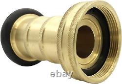 Heavy Duty 2 NPSH Brass Fire Nozzle Adjustable Fog Nozzle for Fire Safety