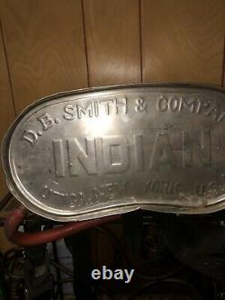 Indian Fire Pump D. B. Smith & Co. Utica NY Firefighter Equipment Vintage 2
