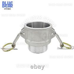 Industrial Fire Hose Nozzle 1.5 NPSH/NPT Threads Spray Jet Fog Camlock Fittings