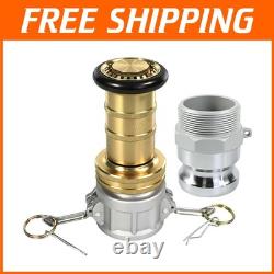Industrial Fire Hose Nozzle with Aluminum Camlock Couplings