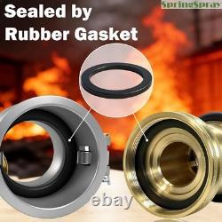 Industrial Fire Hose Nozzle with Aluminum Camlock Couplings