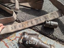 Interlake Steamship SS Kaye Barker Firehose and Nozzle