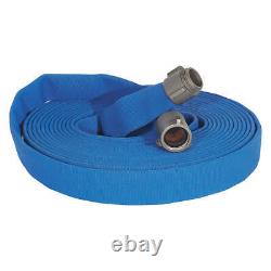 JAFLINE HD G52H15HDB100N Fire Hose, 100 ft, Blue, Polyester 11N845