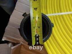 JAFLINE HD G52H25HDY100N Fire Hose, 100 ft, Yellow, Polyester 11N870